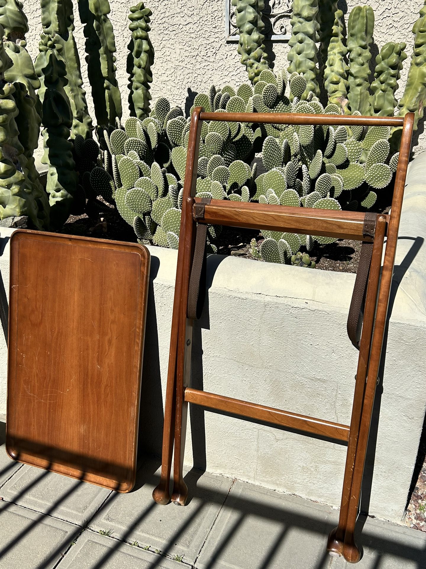 Vintage MCM Luggage Stands