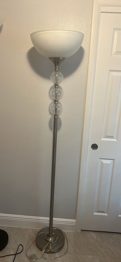 Stacked Glass Ball Floor Lamp