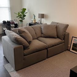 Modern Cloud Sofa - Like New!