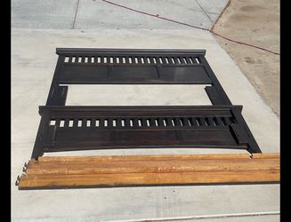 Espresso wood frame