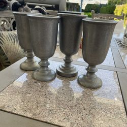 4 Vintage Wilton Armentale Tavern Drinking Water Cups 