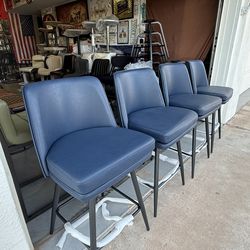 High-quality, durable, counter height swivel barstools each sold individually for $99