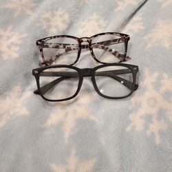 Two Pairs Of Women's Blue Light Glasses