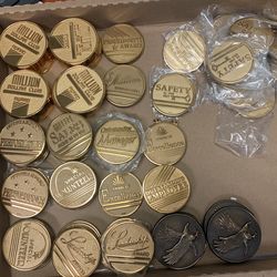 Heavy, High Relief Coins