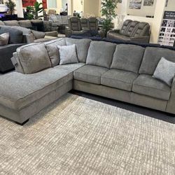 2-Piece Sectional, Sofa With Chaise, Pay Down, Take now with Finance, New