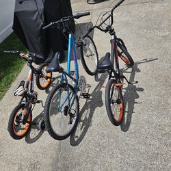 3 Bikes For Sale.