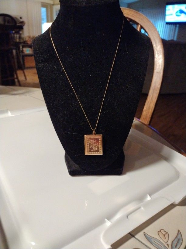 Vtg This Is Your Life Necklace/Pendant