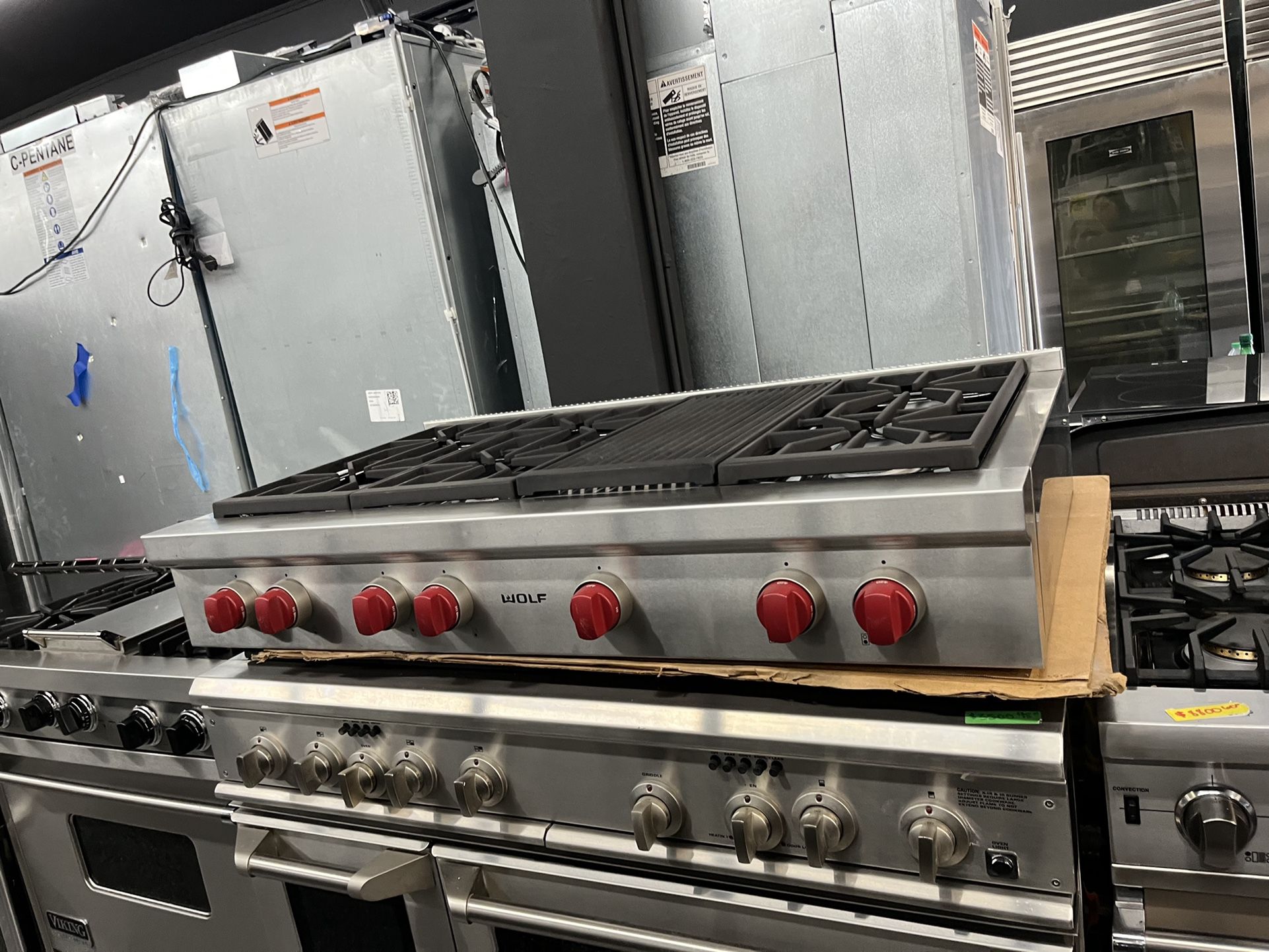 Wolf 48 Inch Rangetop Gas Stainless Steel