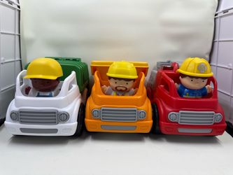 Little People Toy Trucks Set of 3
