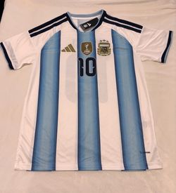 Adult Argentina Lionel Messi #10 2026 Home Jersey sizes small, medium and Large