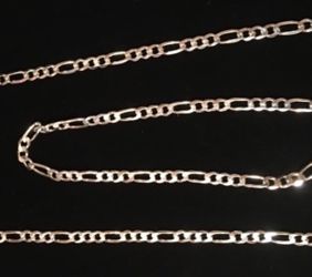 Sterling Silver 24” 4.8 MM Fígaro Chain