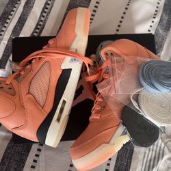 Size 7 - Air Jordan Retro 5 x DJ Khaled We The Best Crimson Women’s 8.5