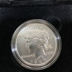  2023 Silver Peace Dollar. US Mint Directors Strike 1 Of 200