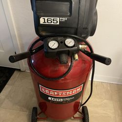 Crasftman Air Compressor 165 Psi 1.7 Hp 33 Gallons