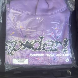 Purple Sp5der Hoodie