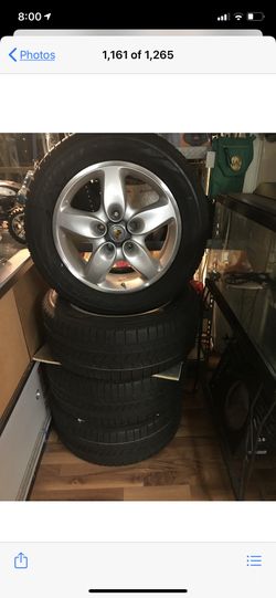 18” Porsche rims 5 lugs