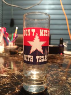Don't Mess With Texas Collectible Shot Glass