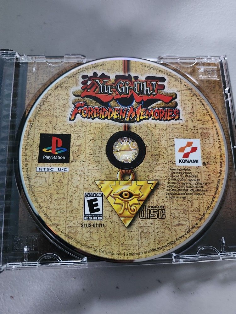 Yugioh Ps1 Forbidden Memories With Manuel - Untested