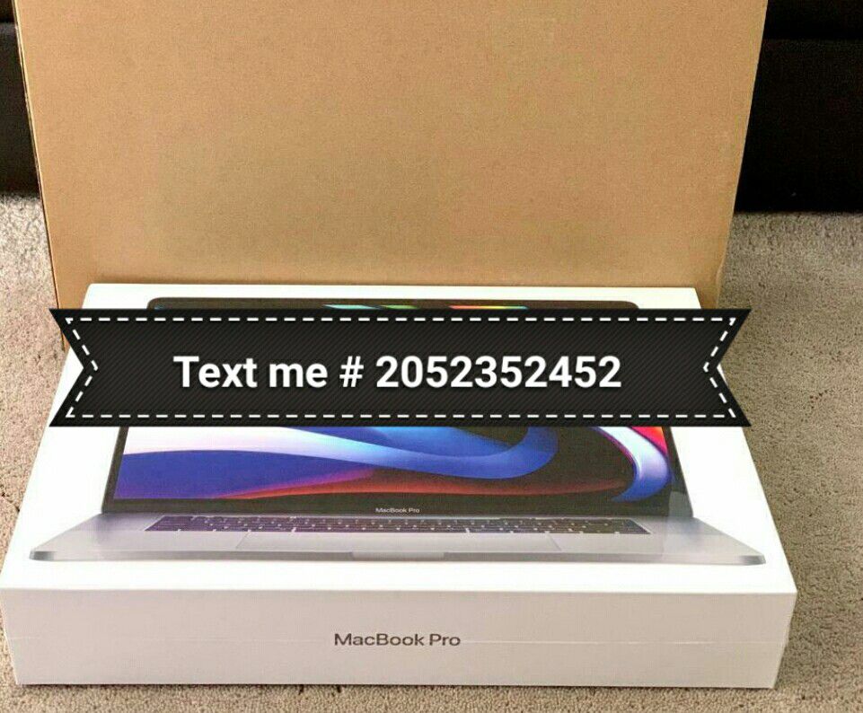 New macbook pro 16 inch 2020 sealed in box