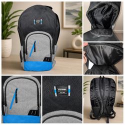 Eastsport Backpack Black Gray Blue