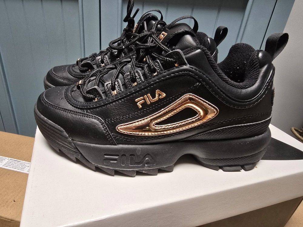 Fila Disruptor II Metallic Flag Sneaker Size Women's 6.5