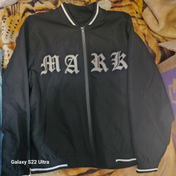 Men's Zip-up Jacket ~ Size M ~ Has "Mark" on Front ~ New w/Out Tag 