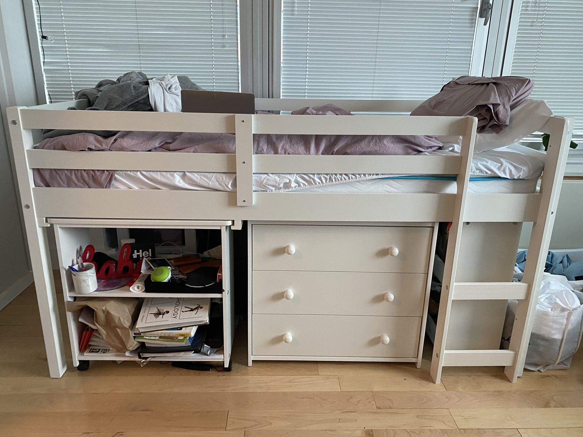 FREE - Donco Kids Low Study Loft Bed