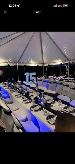 Party chairs and tents etc s,a,l,e