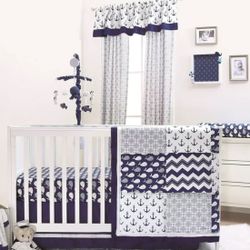 Baby Boy Nautical Crib Bedding