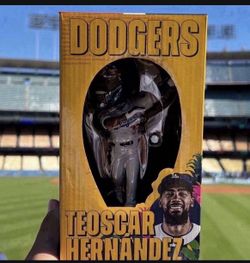 Teoscar Hernandez Dodger Baseball Bobblehead SGA 7/22/25