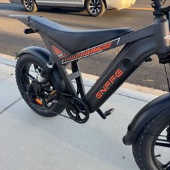 Enffe, Bullet ES4 Ebike New Open Box, High End , up to 80 mile Range, 32mph, 1500 Watts, Hydrolic,  Brakes, 48v 20ah Battery