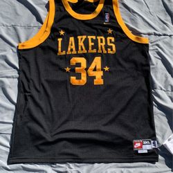 Men’s authentic Lakers jersey size 3XL