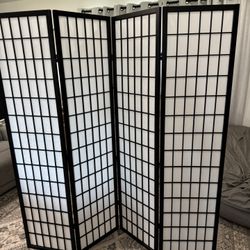 Room Divider 4 Panels