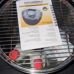 Lightly Used Smokeless Charcoal Lotus Grill