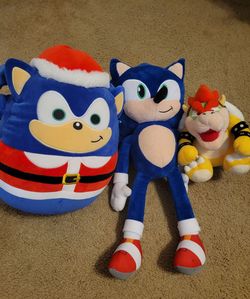 Sega & Nintendo Plush Lot