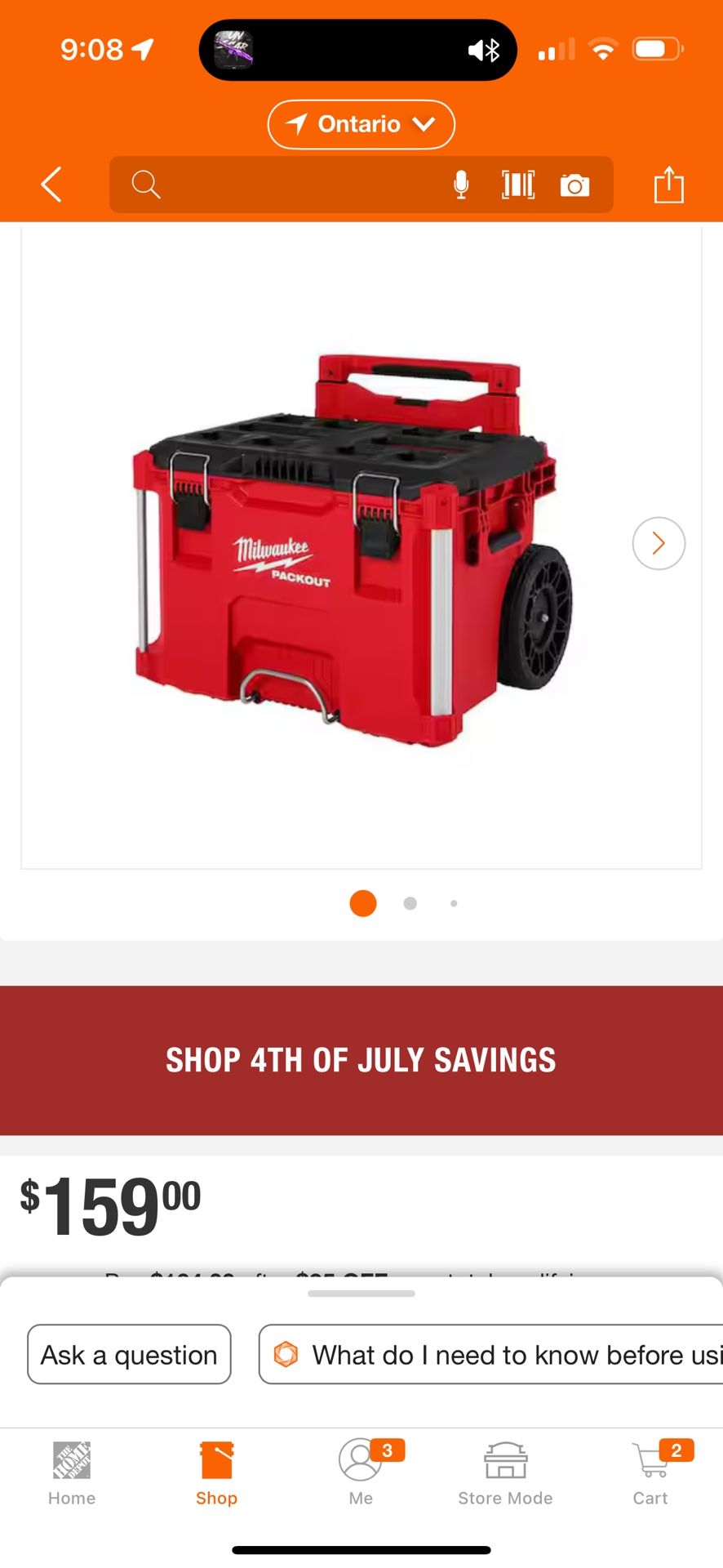 Milwaukee PackOut On Wheels