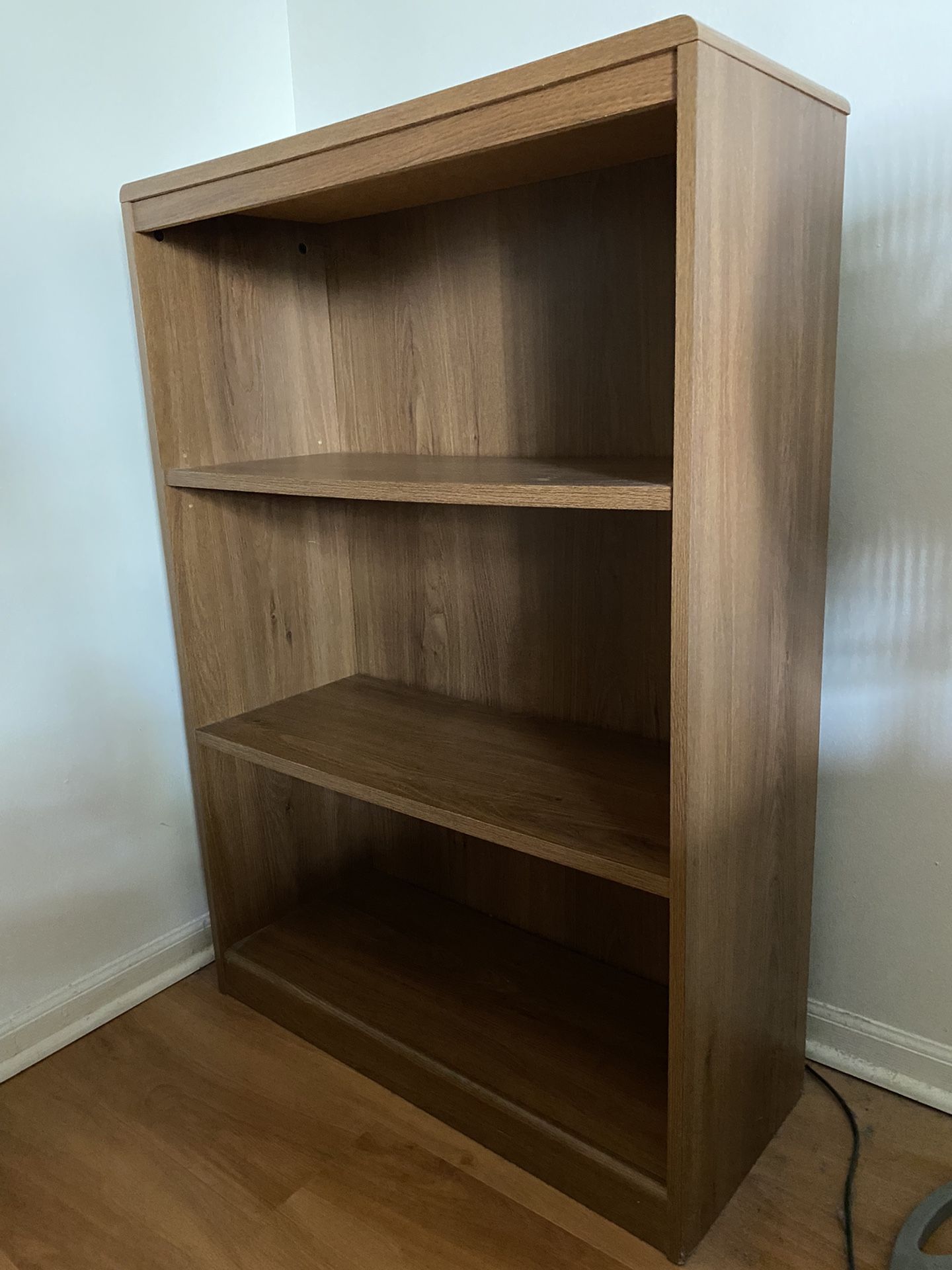 FINAL OFFER Sturdy Wooden Bookshelf 3 Shelves Excellent Quality