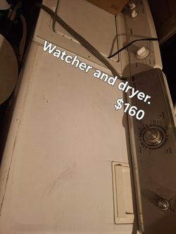 Washer and dryer $160.the set