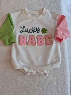 NEW! Baby Girl Romper, Size 3 mo, No Brand