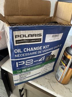 Polaris PS-4 oil change kit 5w-50
