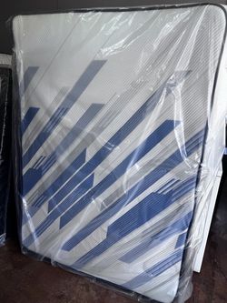 New queen mattress  delivery is available for a fee