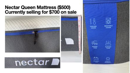 Nectar Queen Mattress ($500 OBO)