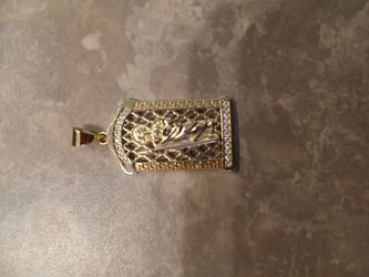 14k gold pendant