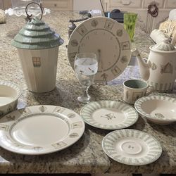 Pfaltzgraff Naturewood Dinnerware Bulk Set