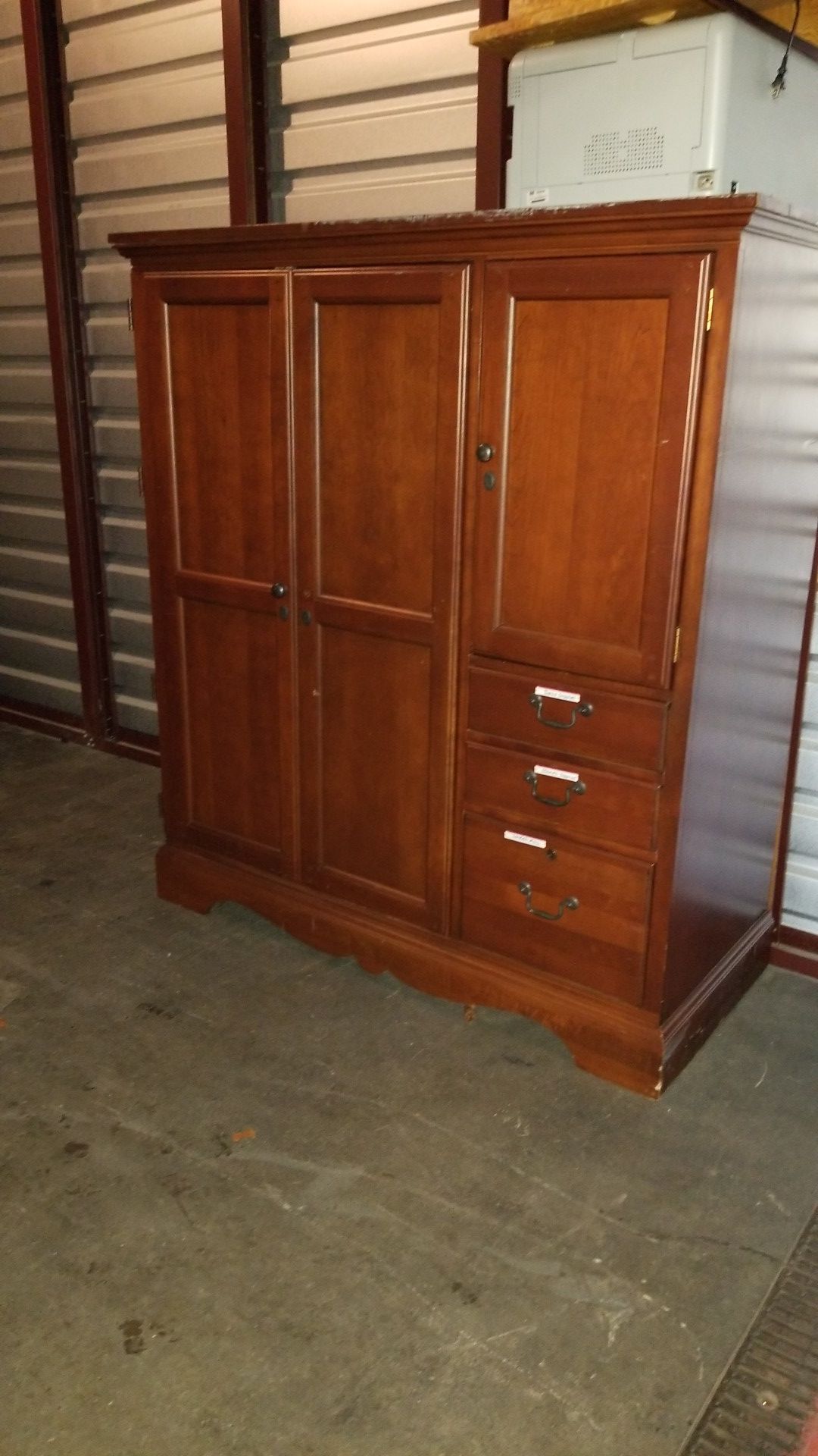 Computer Desk with storage cabinet n drawer
