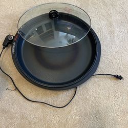 Jamari Korean 17” electric skillet with glass top