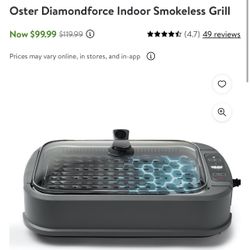 Oster Indoor Smokeless Grill 