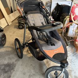 Eddie Bauer Stroller and Carrier Combo