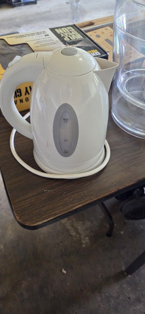 White Electric Kettle - 1.7L Capacity