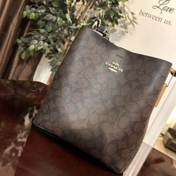 Coach Town Bucket Bag Brand New With Authentic Tag, Size Of Bag : Medium